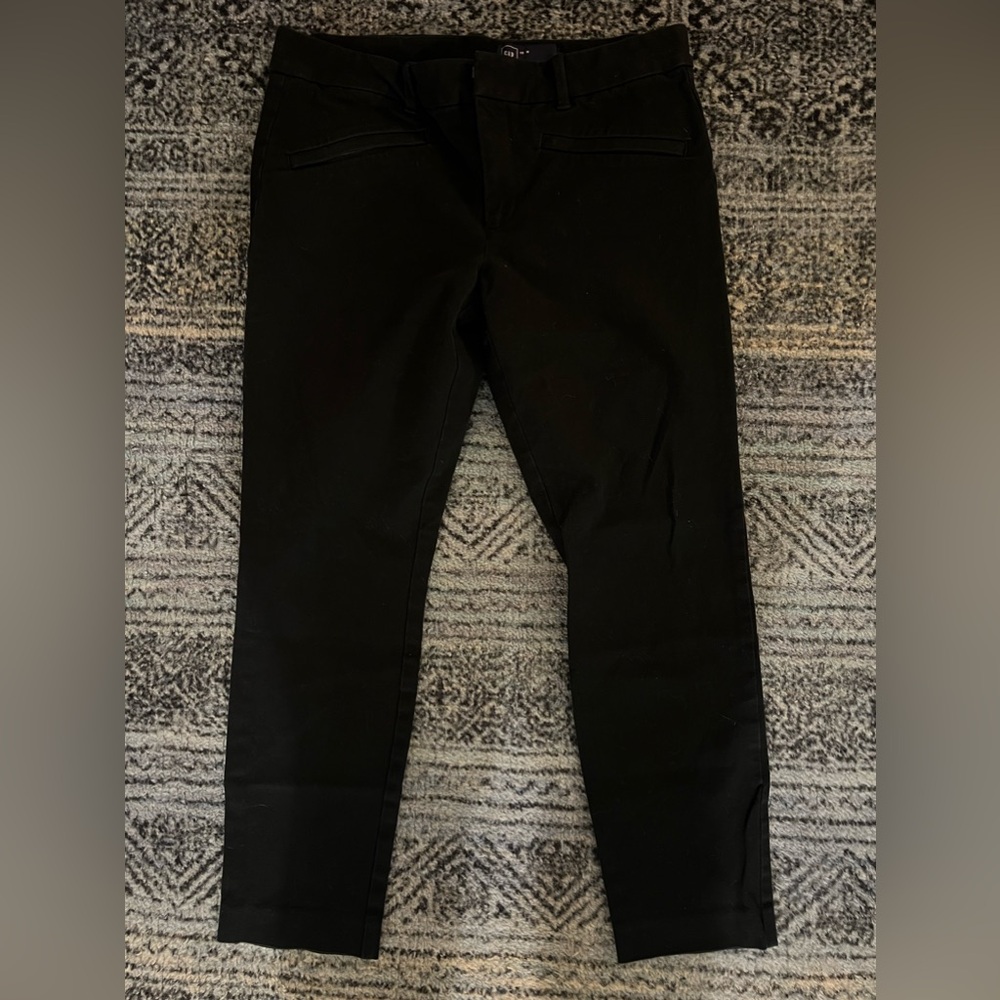 Gap Skinny Ankle Dress Pant Black 25” Inseam Stretchy (These are the best!)
